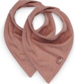 Slabber Bandana Jollein Basic Stripe Rosewood 2st