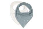 Slabber Bandana Jollein Twinkling Sea Green 2 -pack