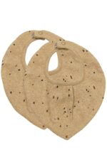 Slabber Meyco Rib Mini Spot Bandana Toffee Melange 2-pack