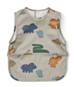 Slabbetje Bria Bib Dinosaurs Mist